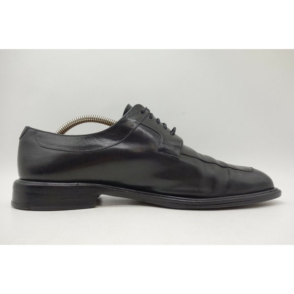 Mezlan Fiore Black Leather Split Toe Lace Up Dress Oxfords Shoes Men\'s 10 W main image 7